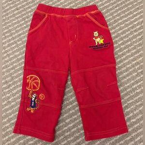 Y2K Winnie The Pooh Embroidered Pants